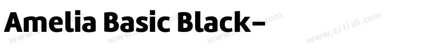 Amelia Basic Black字体转换